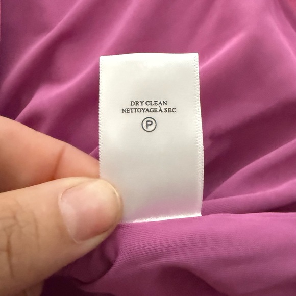 A.L.C. Carina Cold Shoulder Mini Dress Rosario Pink Purple Size 14 Plus - Picture 10 of 12